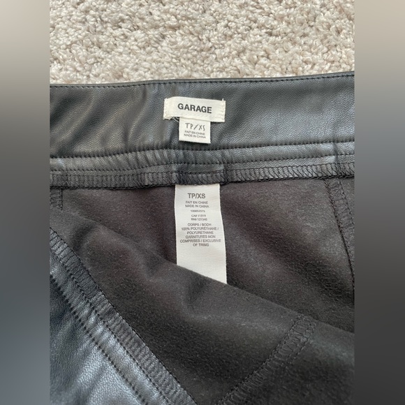 Faux Leather Mini Skirt - Picture 3 of 4